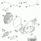 FREERIDE 250 R ENGINE Кожух сцепления