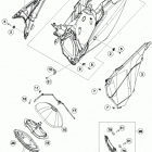 500 XCW CHASSIS Воздушный фильтр