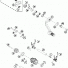 250 XCFW ENGINE Механизм переключения