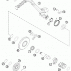 450 XCW ENGINE Кик стартер