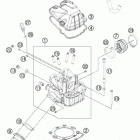 450 XCW ENGINE Головка цилиндра