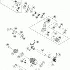 250 XCF ENGINE Механизм переключения