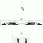 350 XCFW CHASSIS Наклейки
