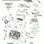 1190 ADV R ENGINE Головка цилиндра задняя