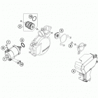 200 XCW ENGINE Стартер электрический