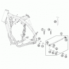 250 XC CHASSIS Центральная стояночная подножка