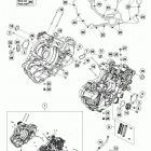 1290 SD-R ORG ENGINE Картер двигателя