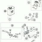 1190 ADV GREY CHASSIS Главный цилиндр тормозной
