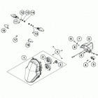1190 ADV GREY CHASSIS Фара