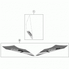 250 XCFW CHASSIS Наклейки