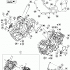 1190 RC8-R ENGINE Картер двигателя