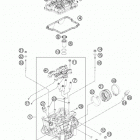 250 XCF ENGINE Головка цилиндра