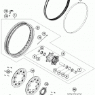1190 ADV GREY CHASSIS Переднее колесо