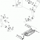 690 DUKE WHITE CHASSIS Глушитель