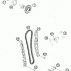 450 XCW ENGINE Газо-распределительный механизм