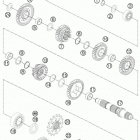 1190 ADV GREY ENGINE Трансмиссия 2-контрпривод