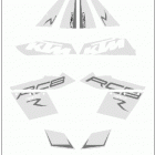 1190 RC8-R CHASSIS Наклейки