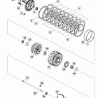 1190 ADV GREY ENGINE Сцепление