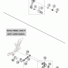 690 DUKE BLACK ENGINE Механизм переключения