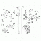 690 DUKE BLACK ENGINE Корпус Дросселя
