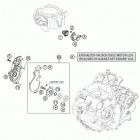 690 ENDURO-R ENGINE Водяной насос