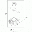 690 ENDURO-R ENGINE Цилиндры