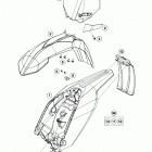 65 SX CHASSIS Обтекатель, крылья