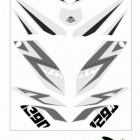 1290 SD R BLACK CHASSIS Наклейки