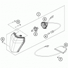 250 XCFW CHASSIS Фара