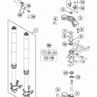 1190 ADV GREY CHASSIS Передняя вилка
