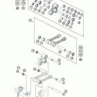 350 XCF CHASSIS Соединение рычагов
