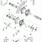 85 SX CHASSIS Заднее колесо