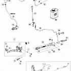 690 ENDURO-R CHASSIS Тормозной цилиндр задний