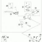 690 DUKE WHITE CHASSIS Главный цилиндр тормозной