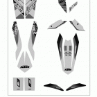 350 XCFW SIXDAYS CHASSIS Наклейки