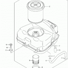 LT A500X,Z Воздухозаборник