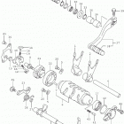 LT Z400 Механизм  переключения передач