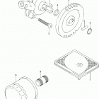 LT A500X,Z Масляный насос