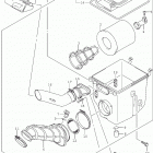 LT Z400 Воздухозаборник