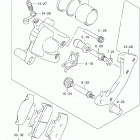 LT A400F,Z Передние тормоза