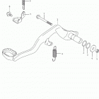 LT Z400 Педаль тормоза