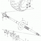 LT Z400 Rh rear wheel