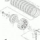 LT Z400 Сцепление