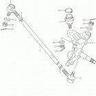 LT Z400 Рулевая ,поворотный кулак