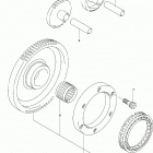 LT A400F,Z Муфта стартера