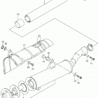 LT A500X,Z Глушитель