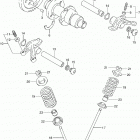 LT A500X,Z Распределительный вал  /  клапана