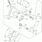 LT A500X,Z Передние тормоза