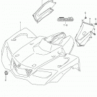 LT A400F,Z Front fender (lt-a400fl4 p28)