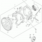 VL800,B Headlamp assy (vl800bl4 e03)